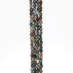 Микс яшма,агат,халцедон галтовка 8*10 мм