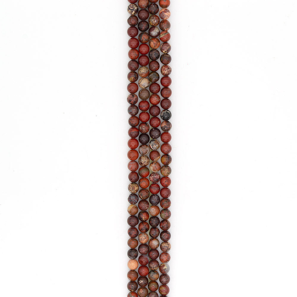 Фото товара яшма красная шар 8.5 мм