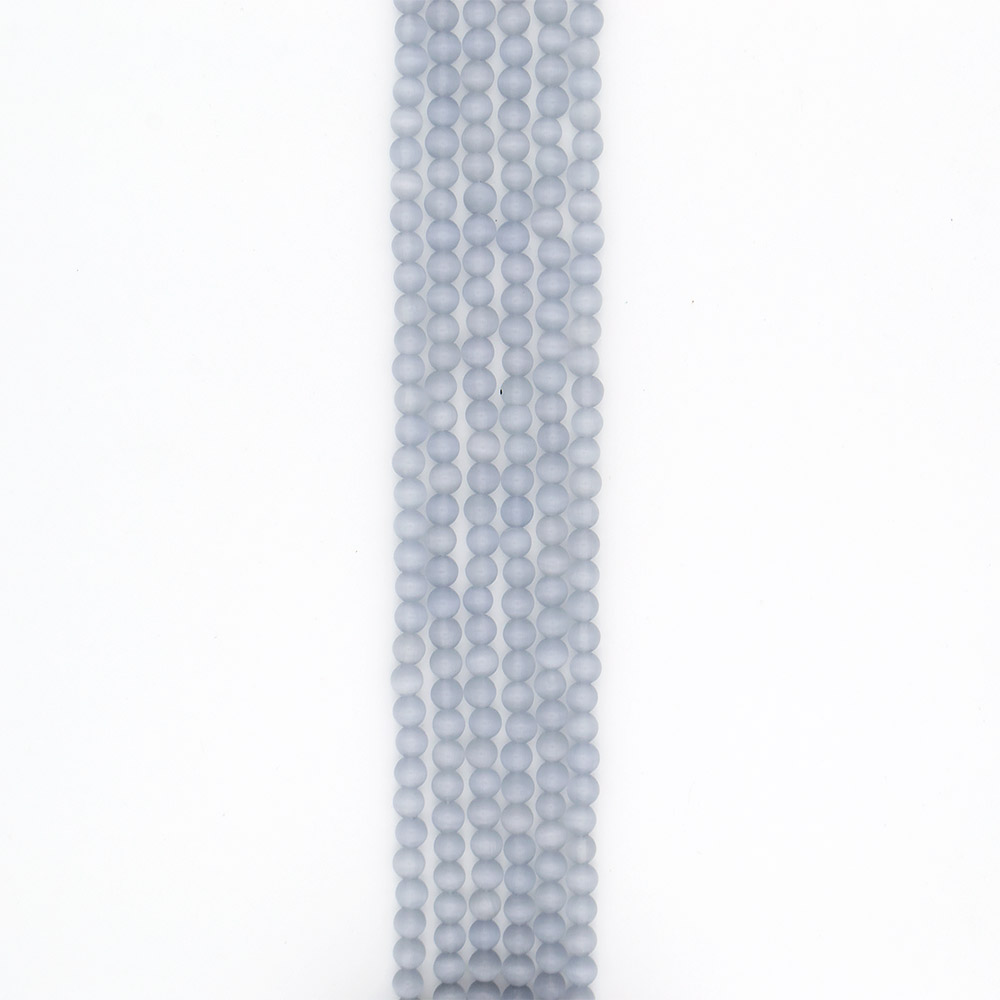 Фото товара кошачий глаз имитация цвет светло-серый  8 мм