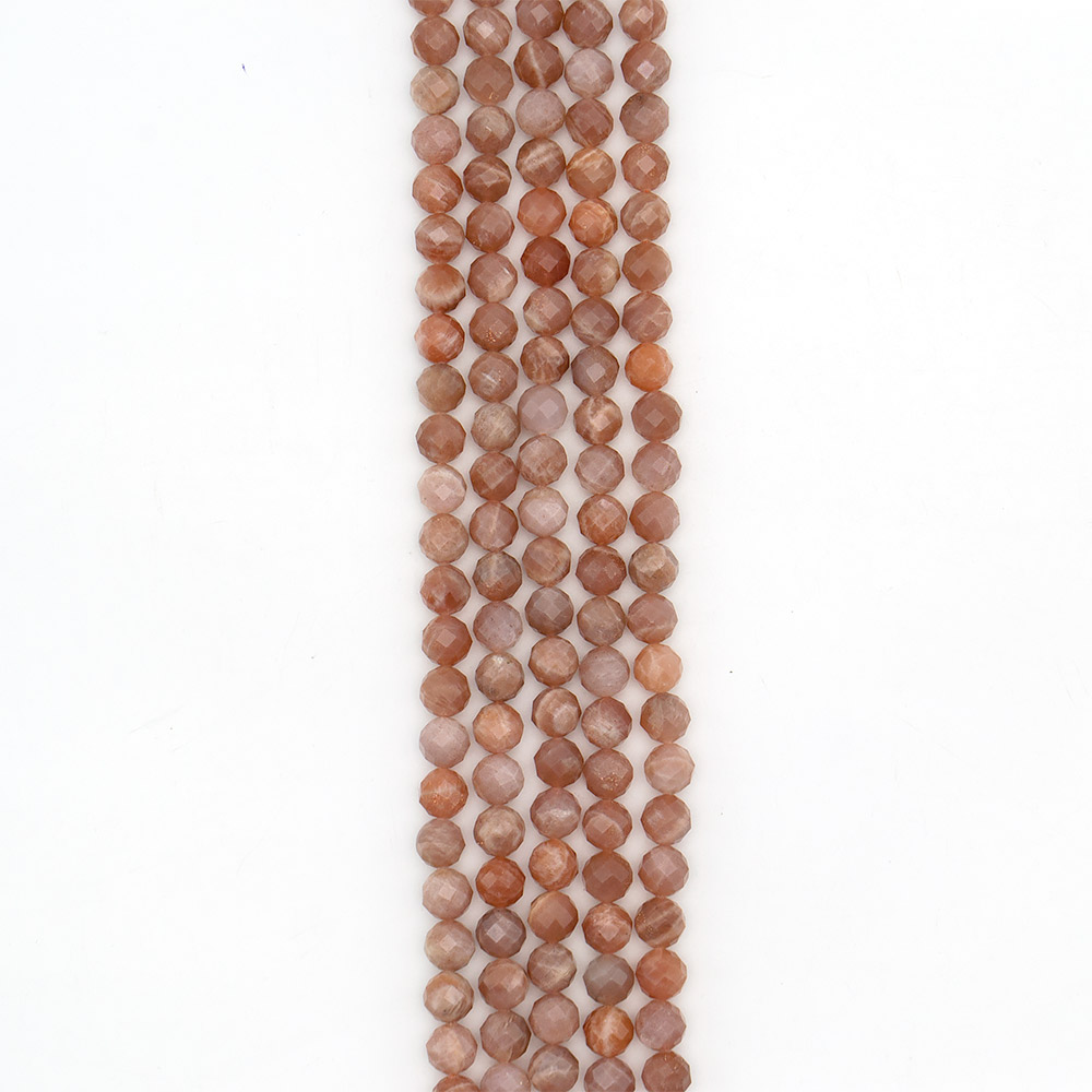 Фото товара солнечный камень 10 мм грань люкс