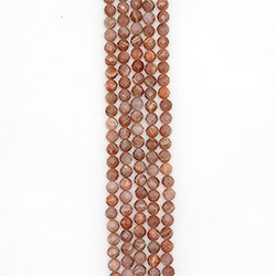 Солнечный камень 10 мм грань люкс