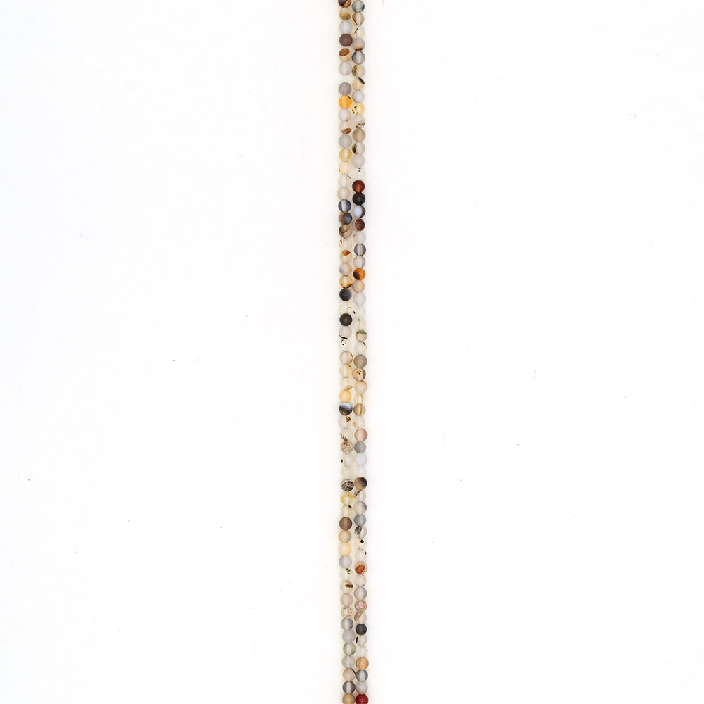 Фото товара агат шар моховый серый 4 мм