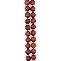 Сердолик темный однотонный грань 20 мм