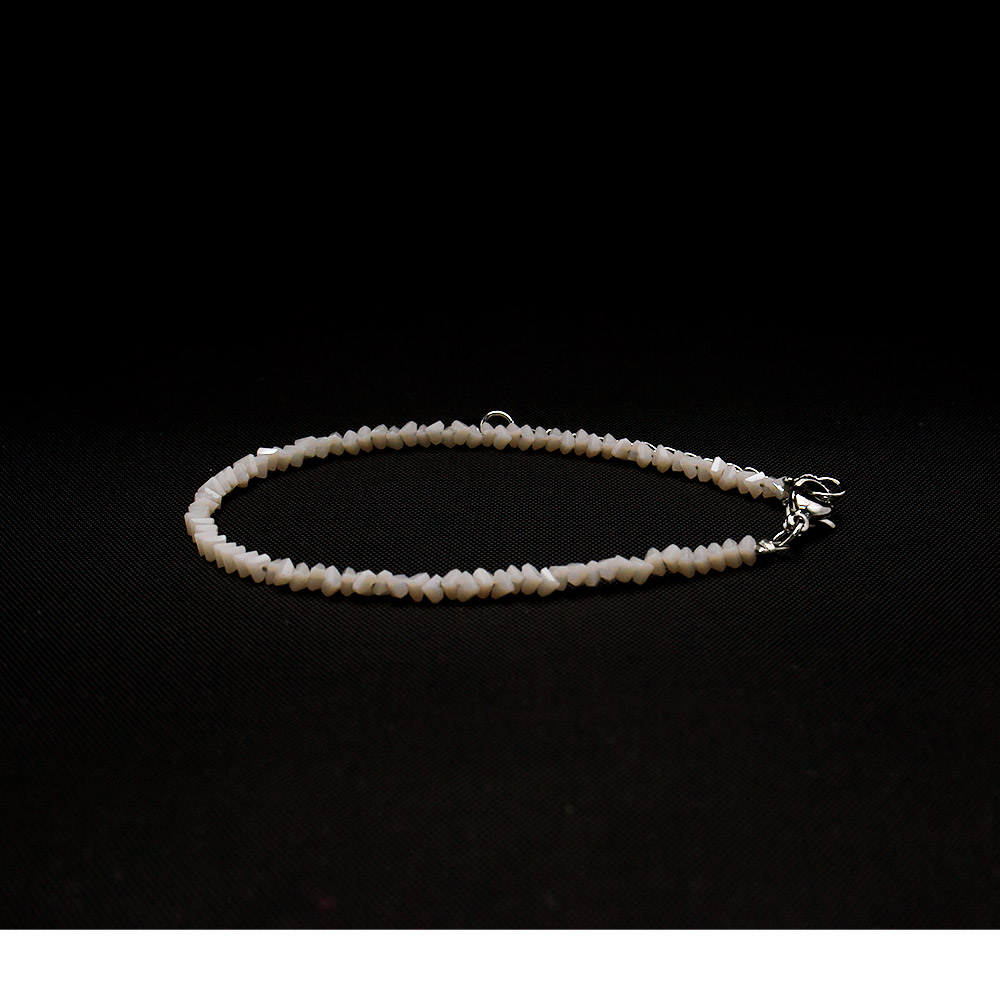 Фото товара браслет "елочка" с алмазной гранью бледно-розовый матовый 3*3 мм