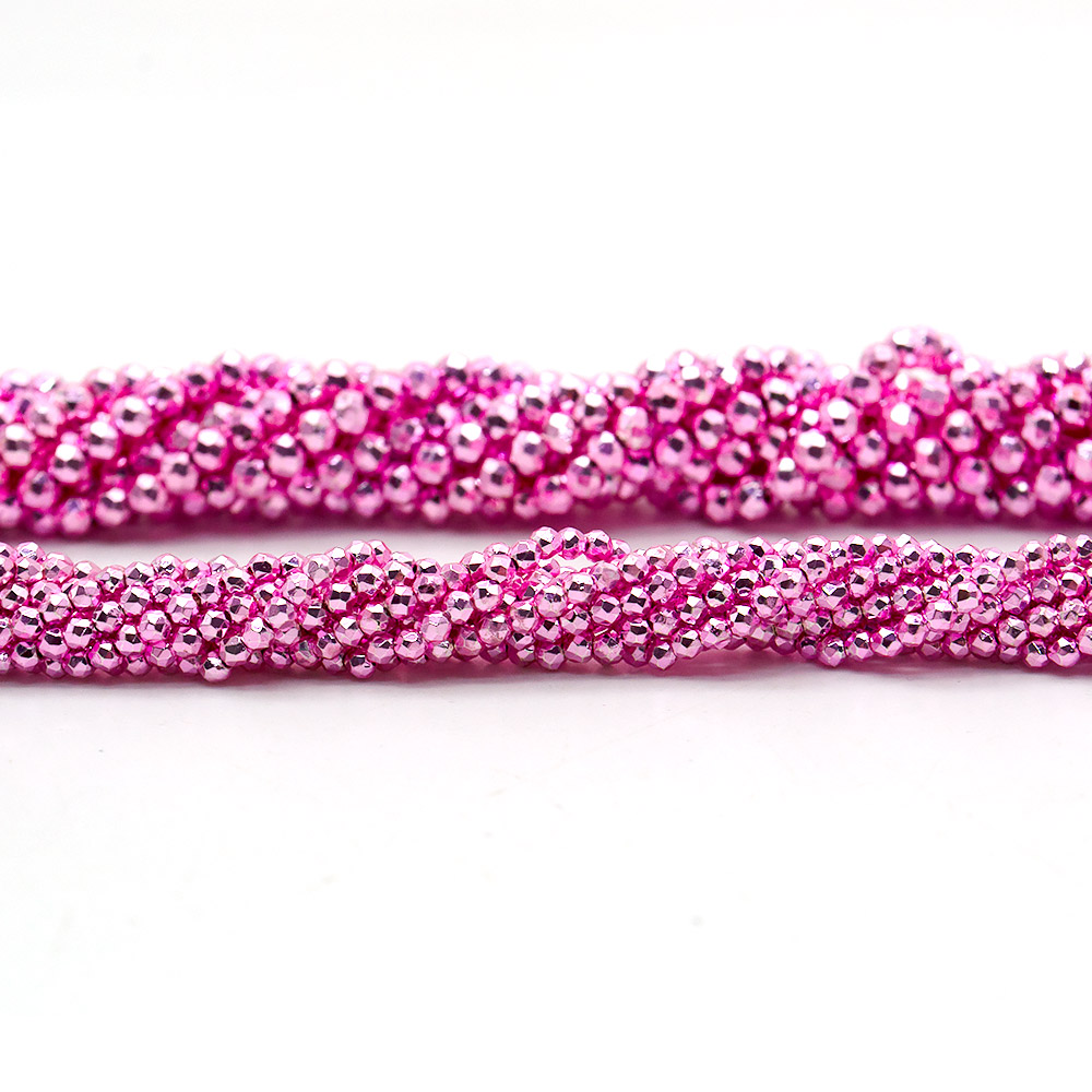 Фото товара марказит цвет розовый шар грань