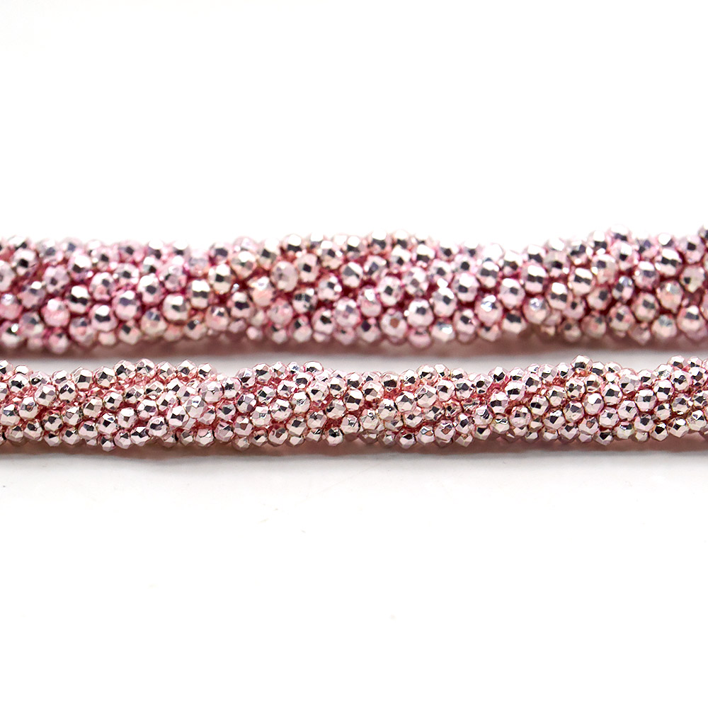 Фото товара марказит цвет бледно-розовый шар грань