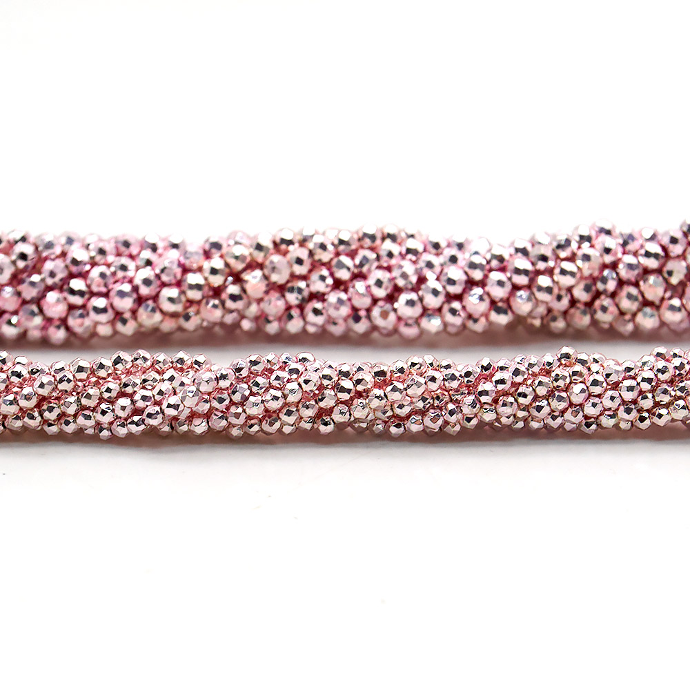 Фото товара марказит цвет бледно-розовый шар грань