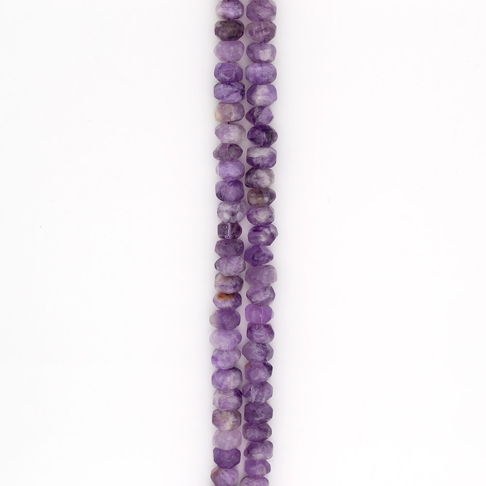 Фото товара аметист рондоль грань 10*14 мм