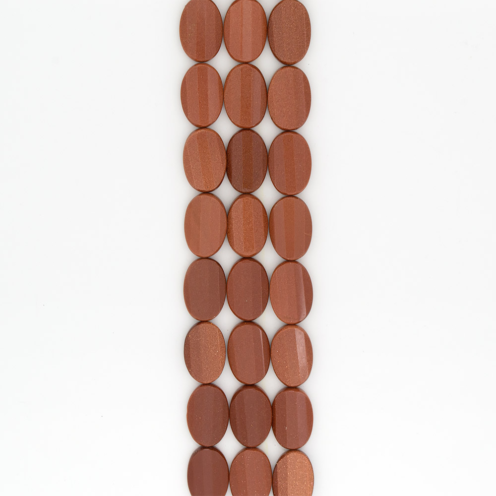 Авантюрин синтетический коричневый таблетка 30*20 мм