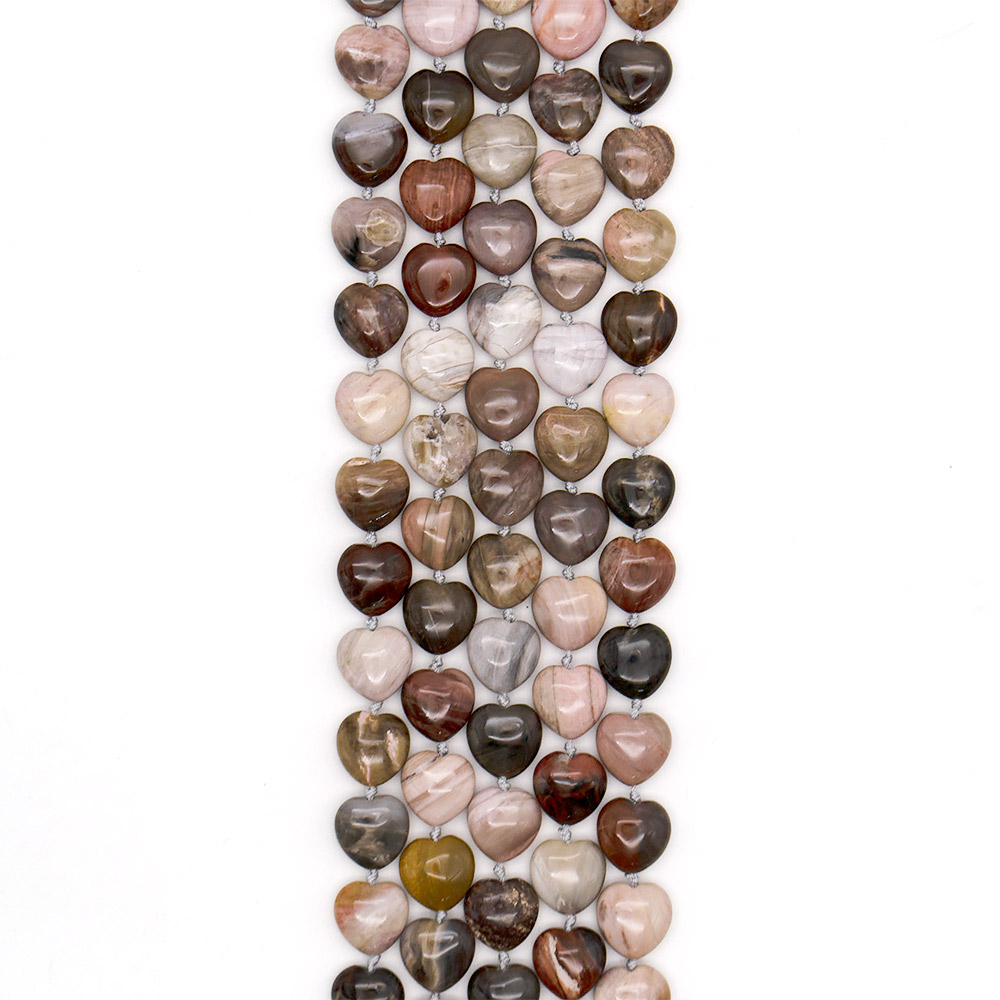 Фото товара яшма микс "сердце" 16*16 мм