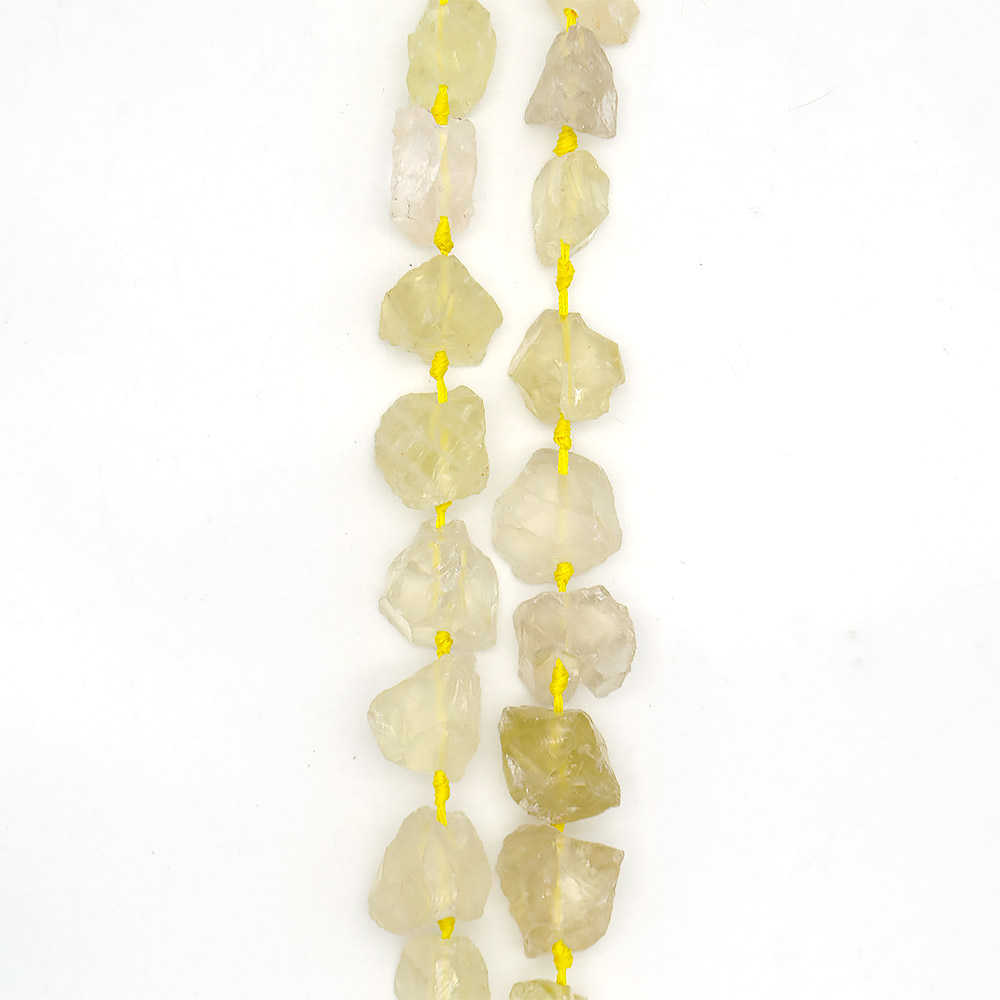 Цитрин светлый галтовка необработанная от 16*20 до 28*22 мм