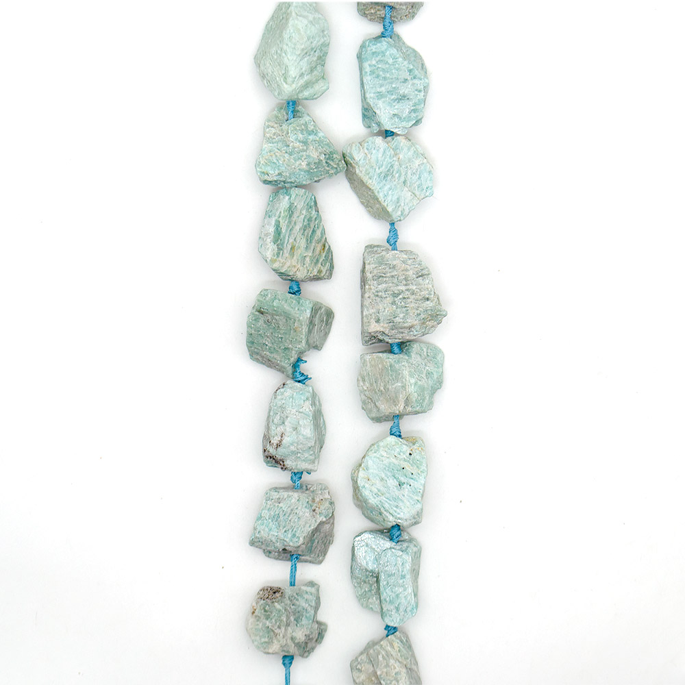 Фото товара амазонит галтовка необработанная на увеличение от 20*15 до 30*20мм