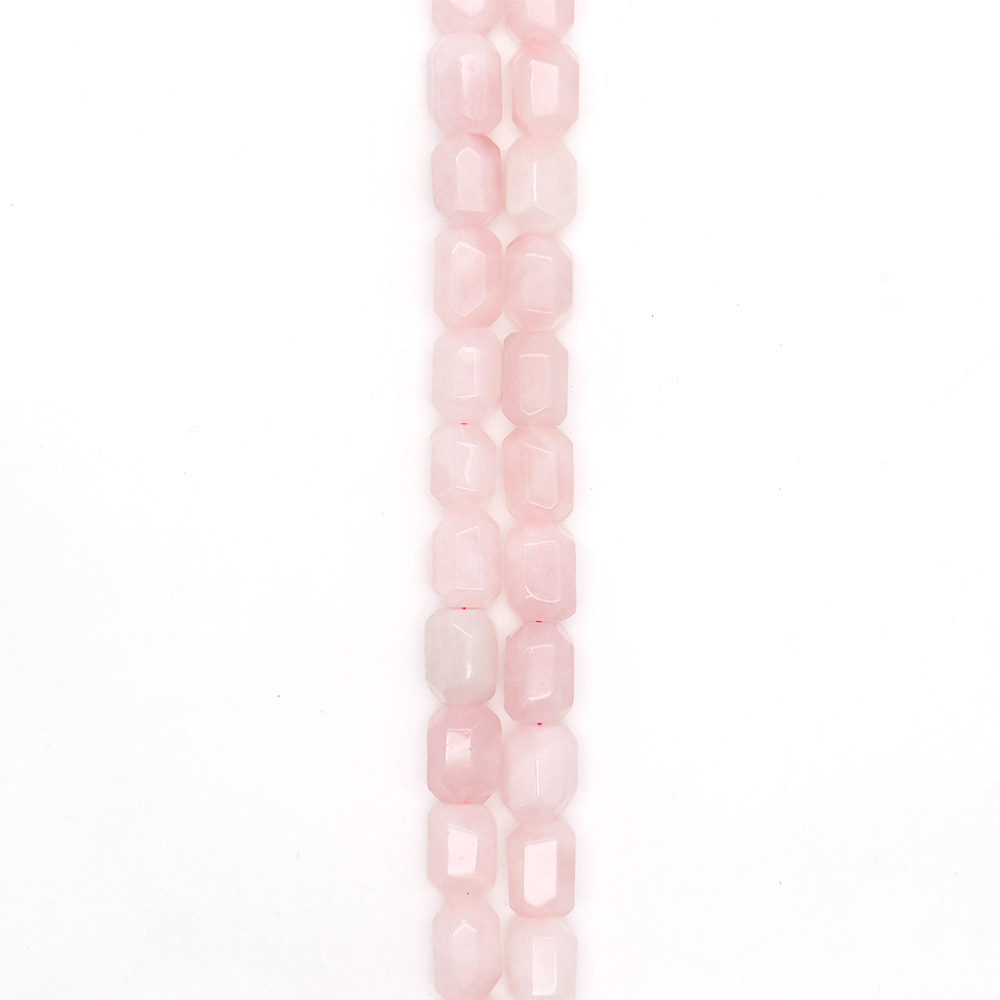 Фото товара розовый кварц мадагаскарский галтовка грань 20*15 мм