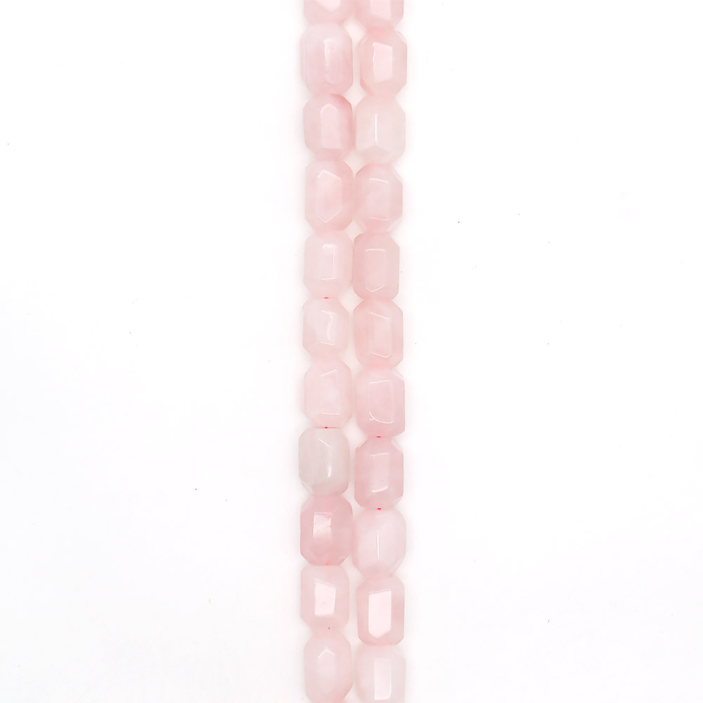 Розовый кварц мадагаскарский галтовка грань 20*15 мм