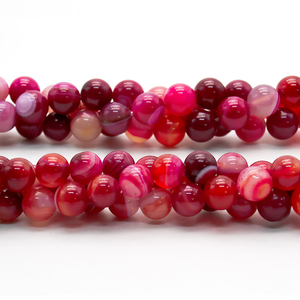 Агат шар цвет красно-розовый темный В.С.