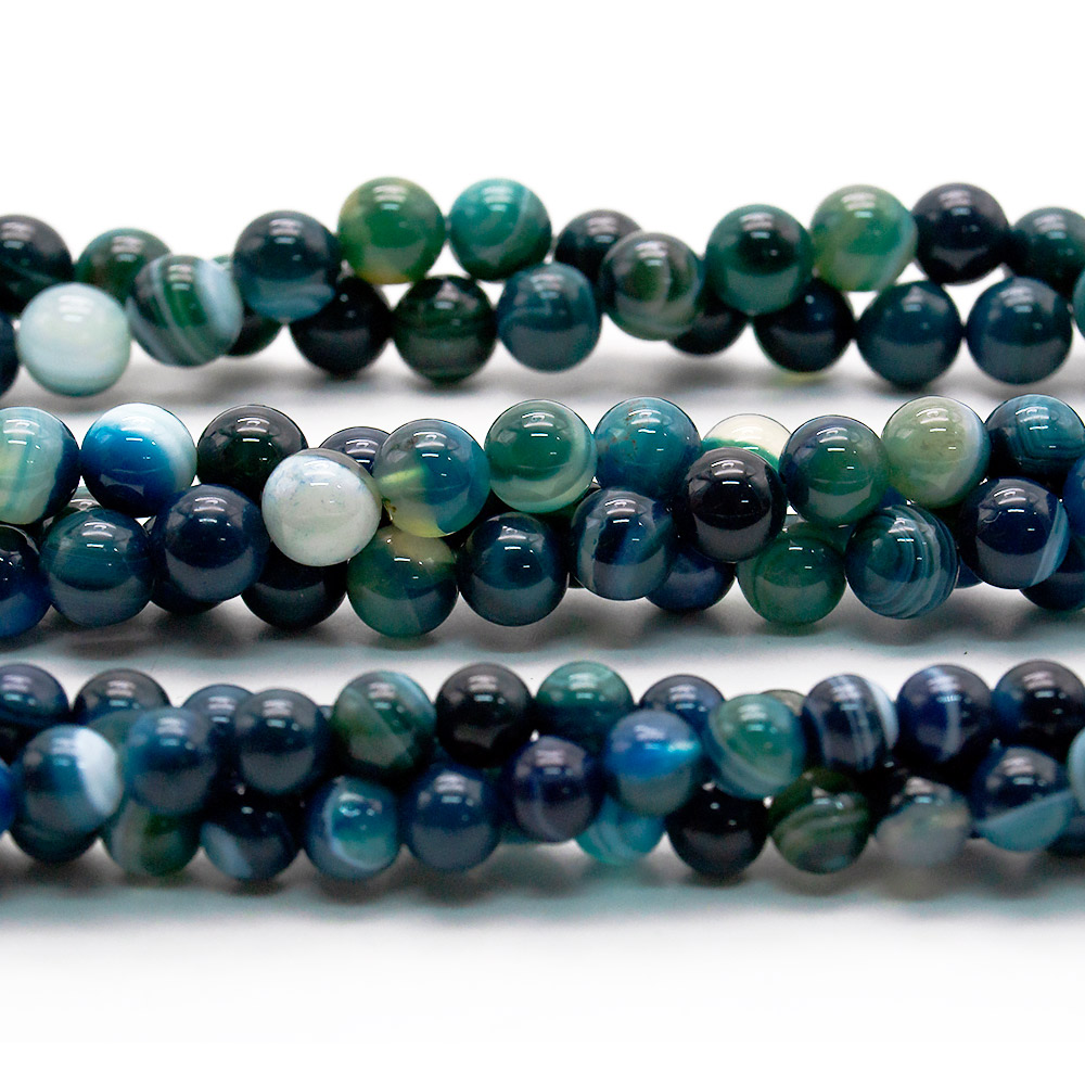 Фото товара агат шар цвет сине-зеленый темный в.с.