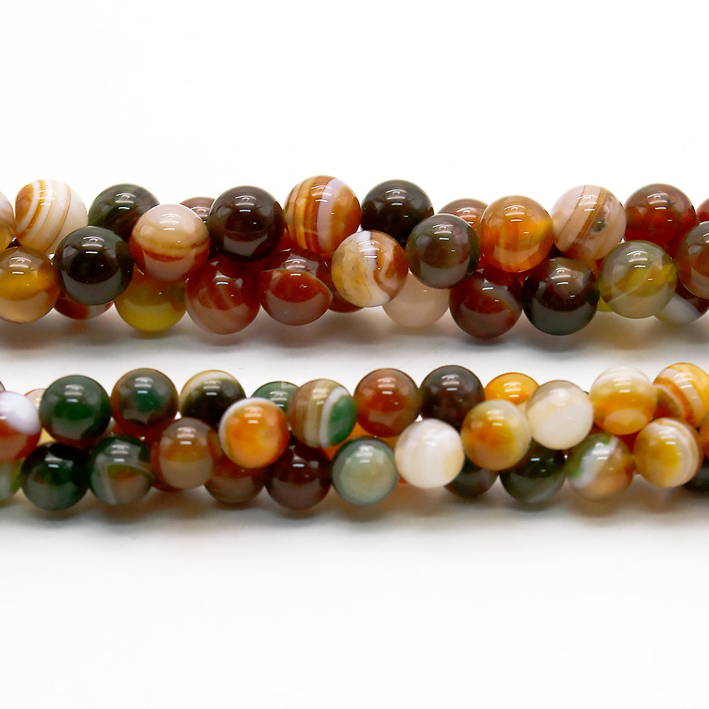 Агат шар цвет коричневый с зеленым В.С.