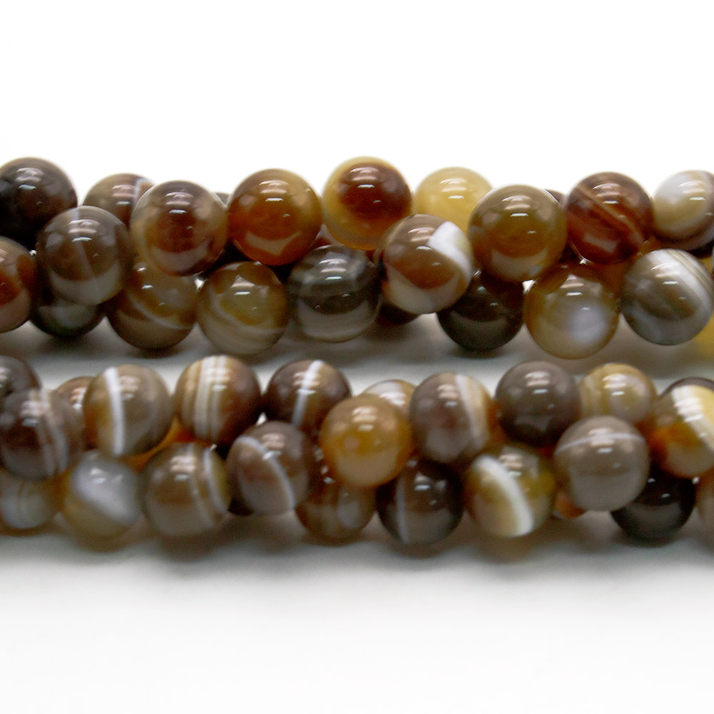 Фото товара агат шар цвет коричневый в.с.