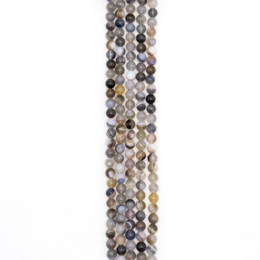 Фото товара агат шар цвет дымчатый 8 мм в.с.