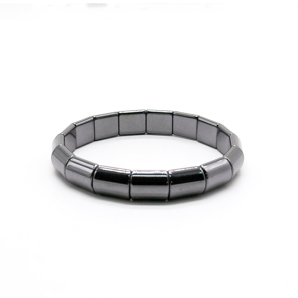 Фото товара браслет из гематита сегмент закругленный 11*10 мм