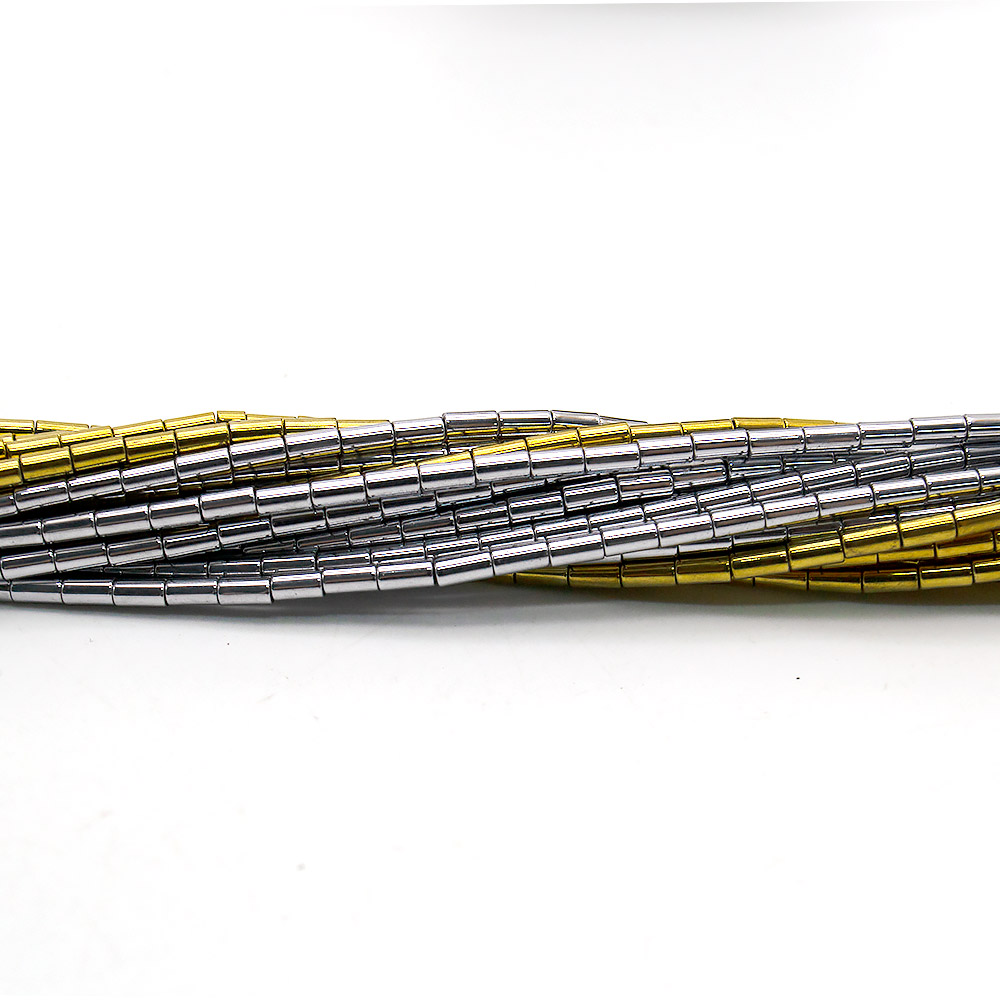 Гематит с покрытием золото цилиндр