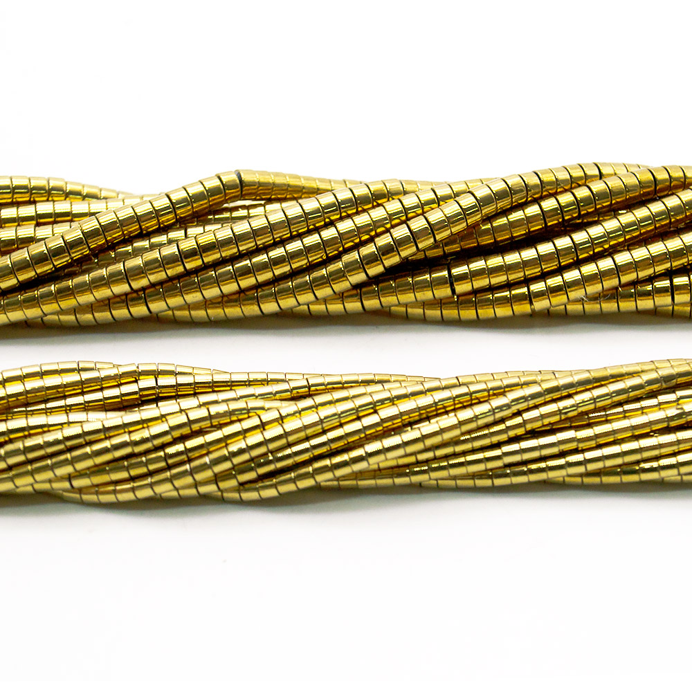 Фото товара гематит с покрытием золото шайба