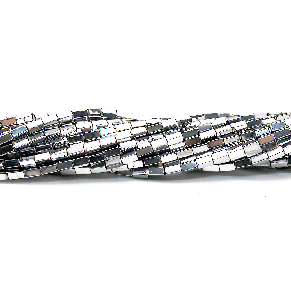 Фото товара гематит с покрытием прямоугольник 5*2 мм 