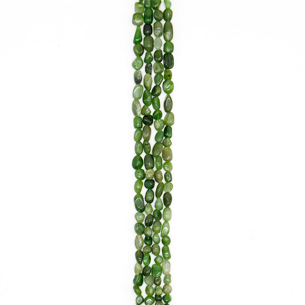 Фото товара нефрит светлый галтовка 8*10 мм