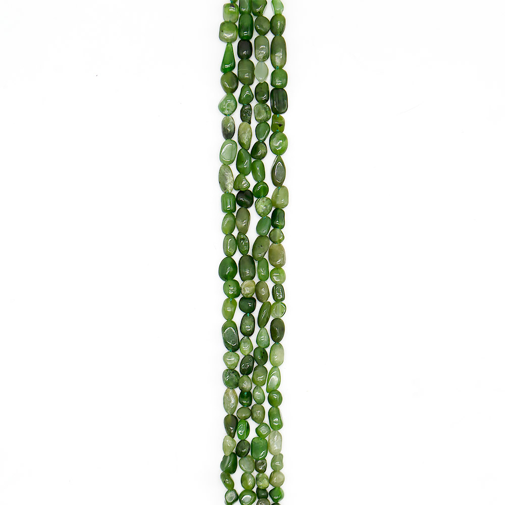 Нефрит светлый галтовка 8*10 мм