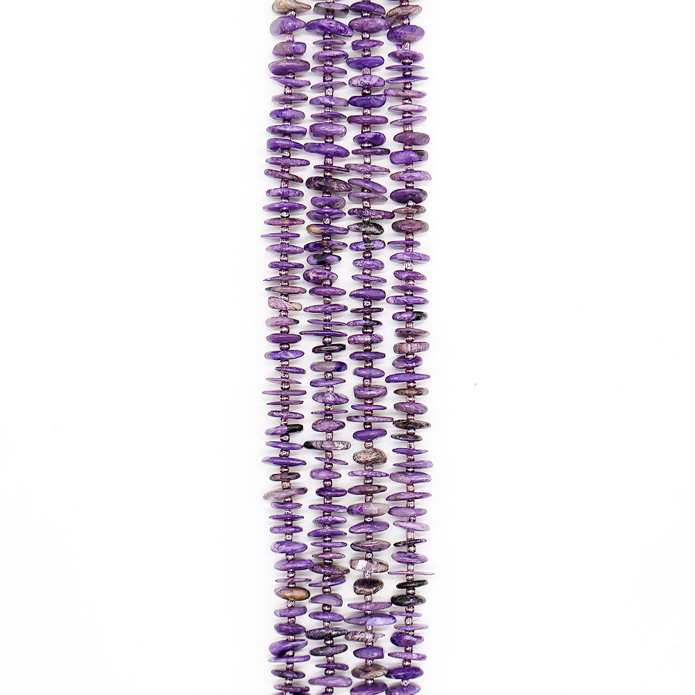 Чароит слайсы 15*10 мм