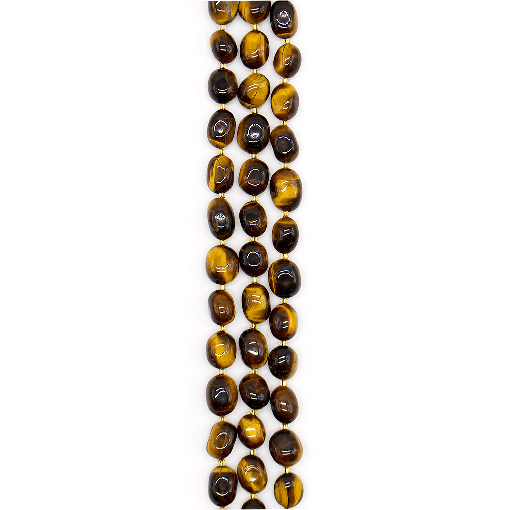 Тигровый глаз галтовка 16*12 мм