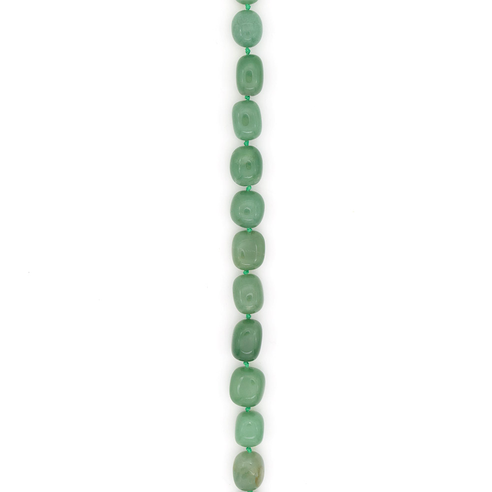 Фото товара авантюрин зеленый натура галтовка крупная