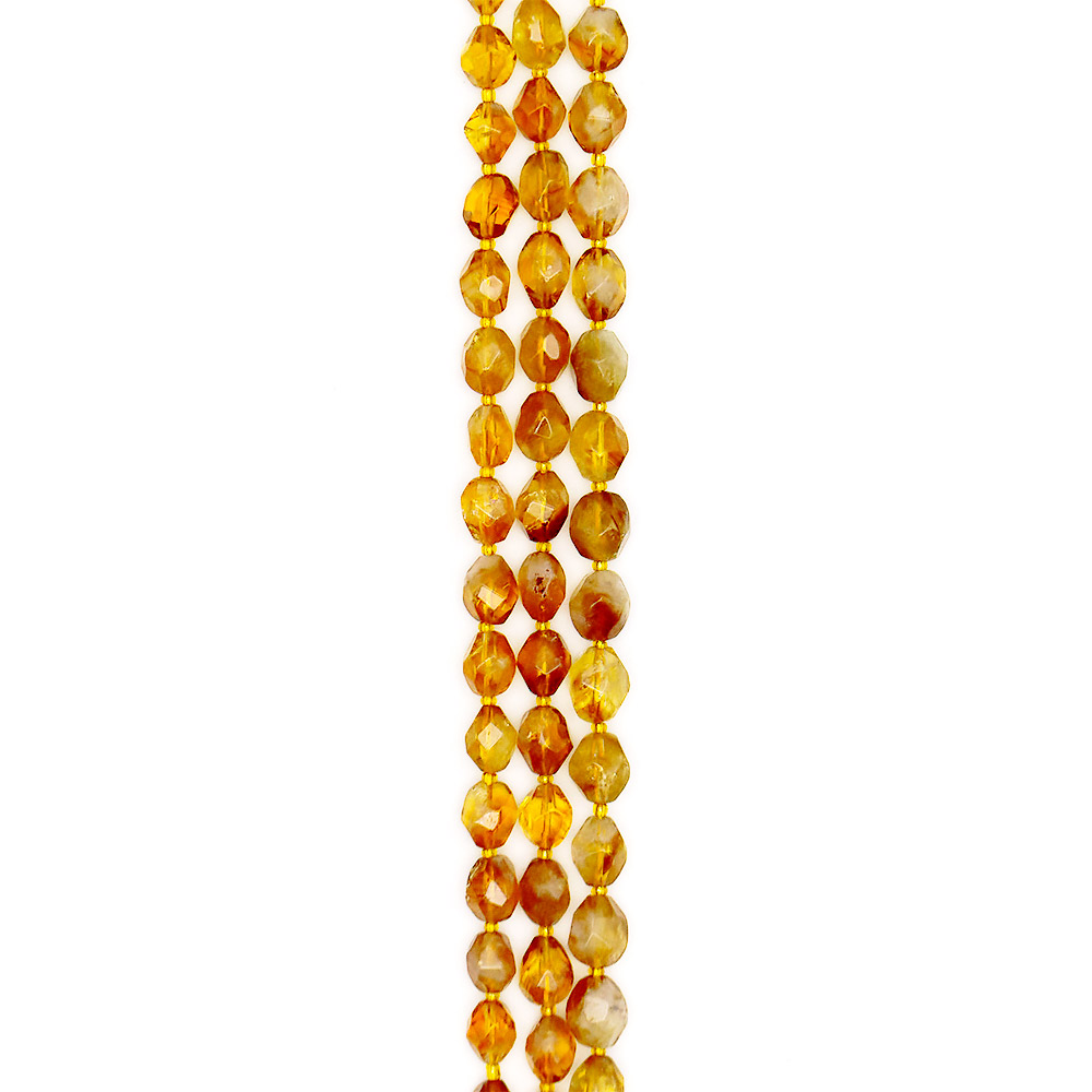 Фото товара цитрин бочата грань 15*10 мм