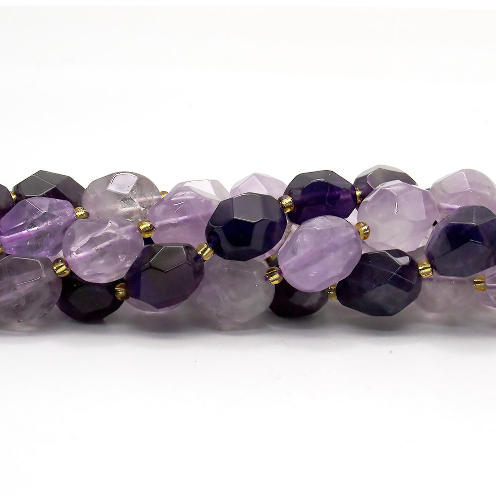 Аметист бочата 10*14 мм грань