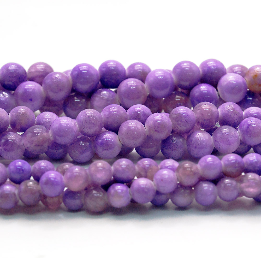 Фото товара кальцит тонированый цвет чароит шар