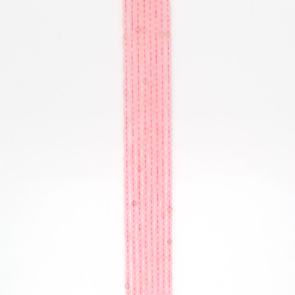 Фото товара розовый кварц 4 мм 1 сорт