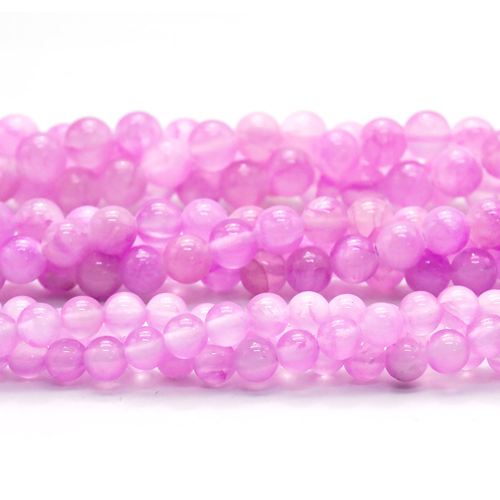 Фото товара кальцит тонированый цвет лавандовый шар