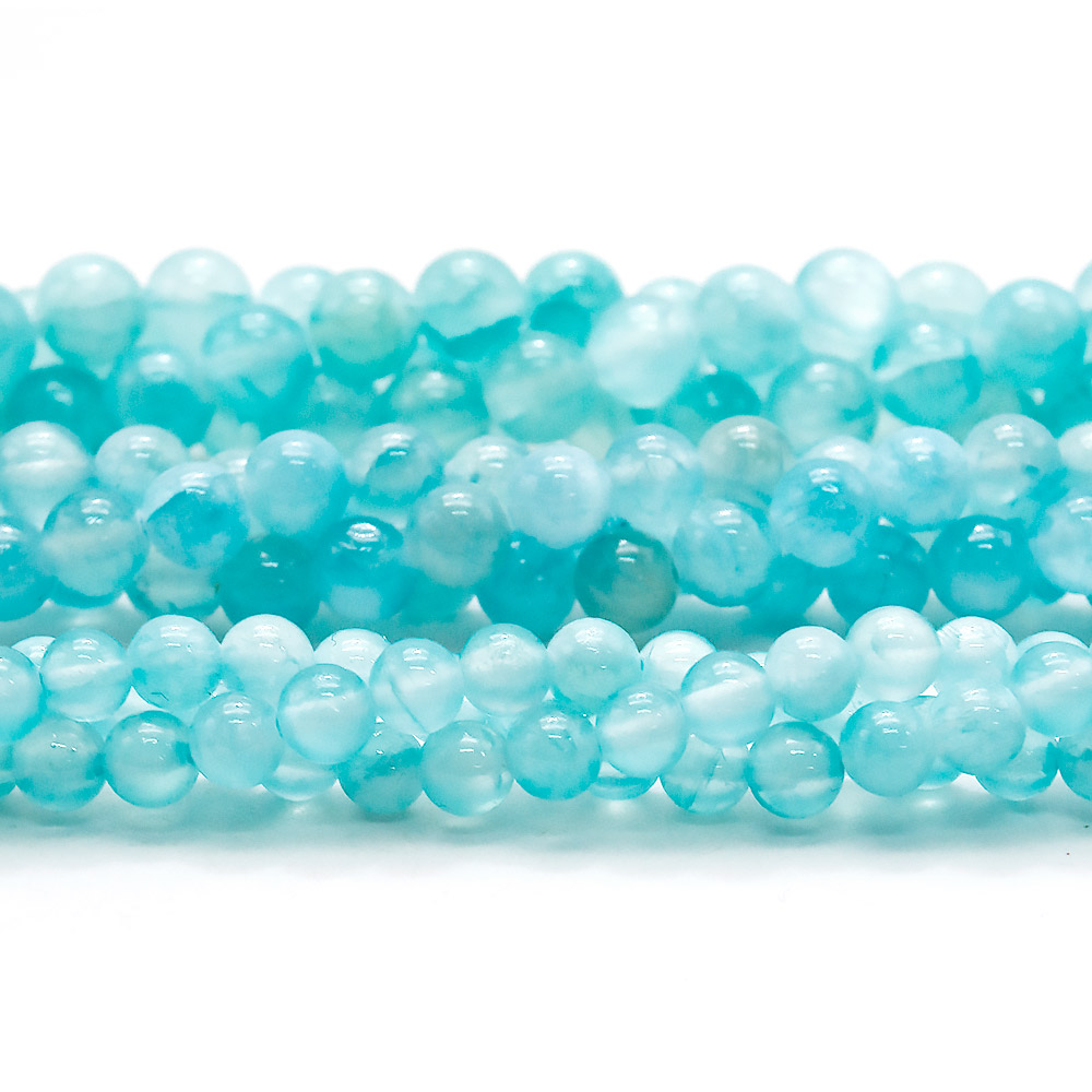 Кальцит тонированый цвет нежная лазурь шар