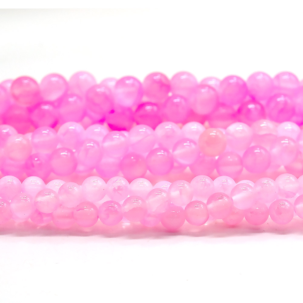 Кальцит тонированый цвет ярко-розовый шар