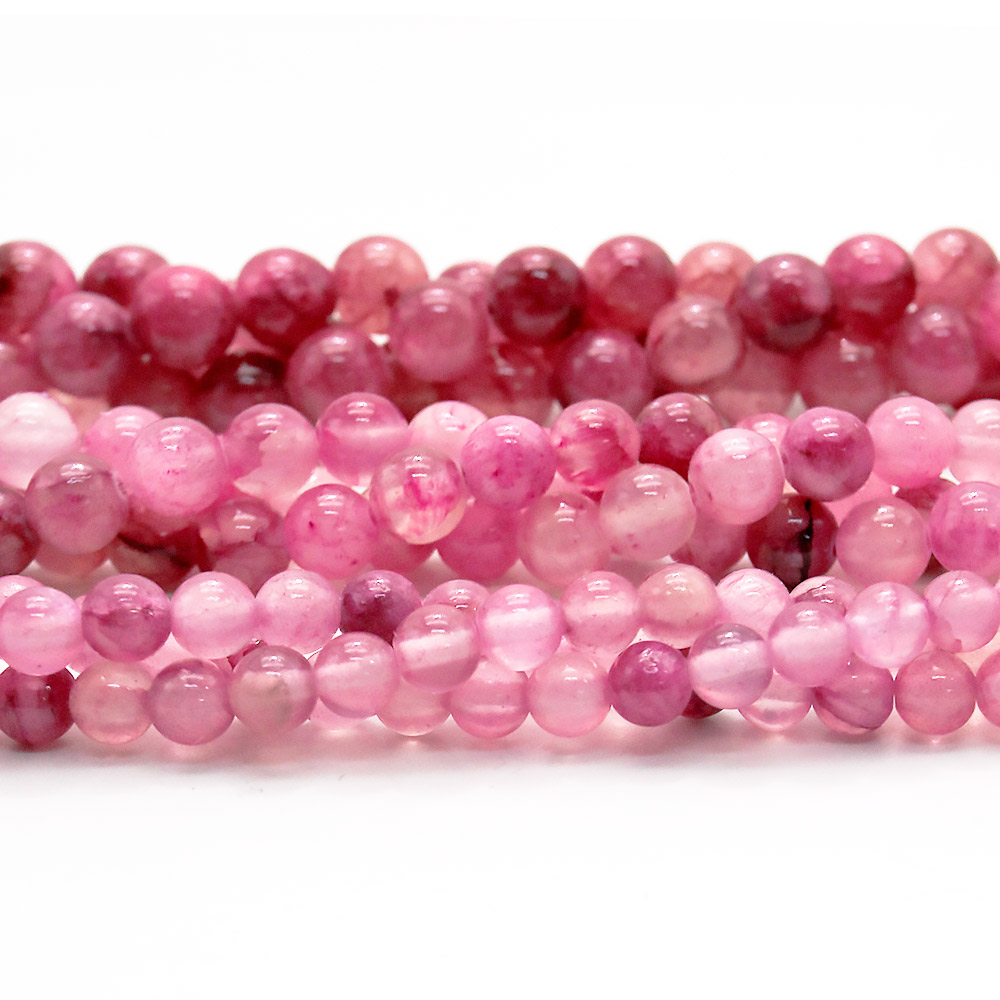 Кальцит тонированый цвет земляничный шар