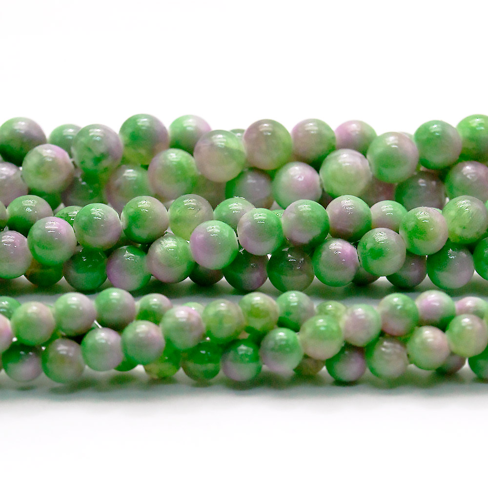 Кальцит пигментированый зеленый с сиреневым шар