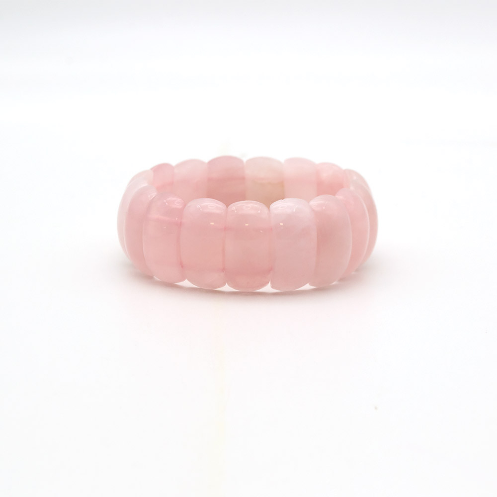 Фото товара браслет из розового кварца 25*12 мм