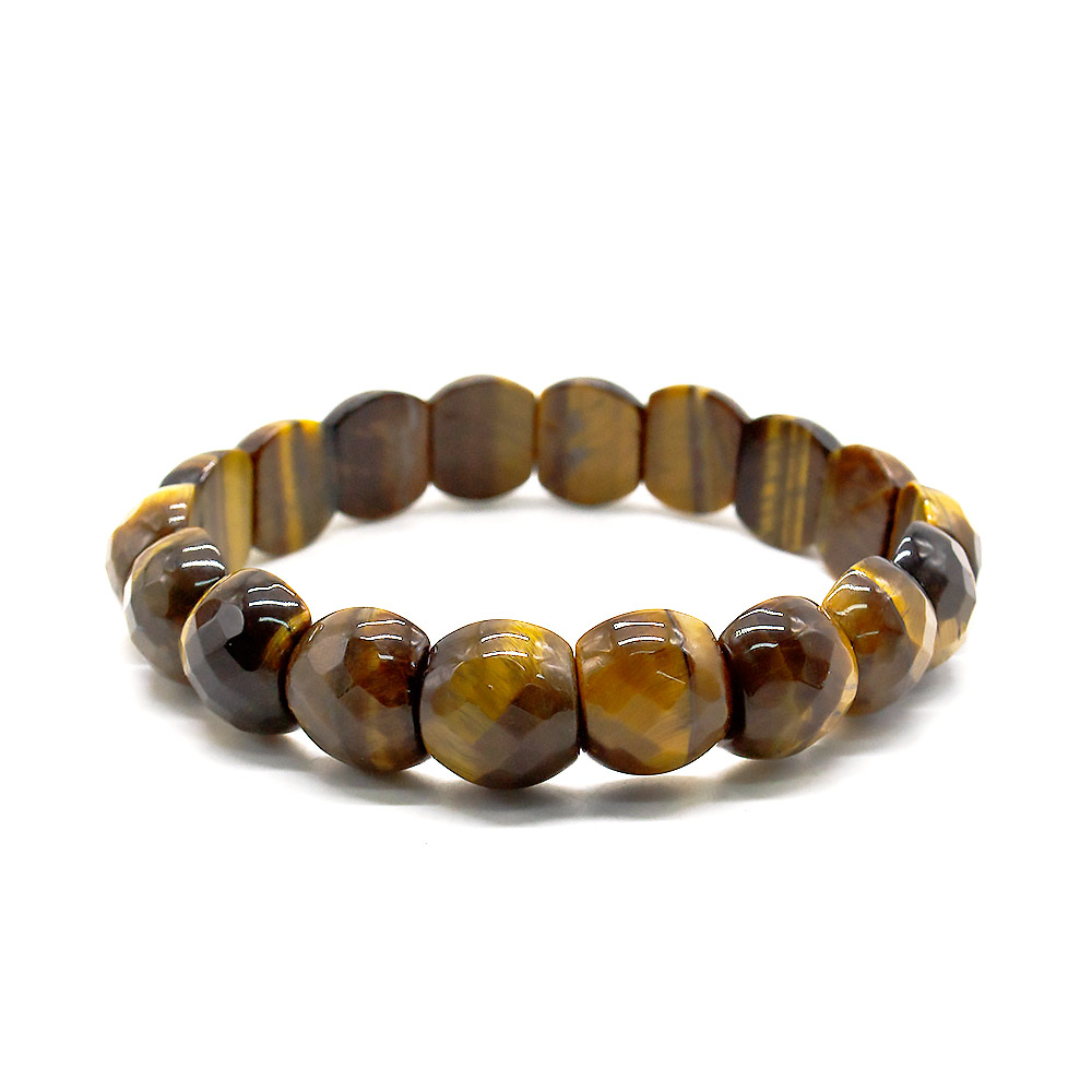 Браслет из тигрового глаза сегмент грань 13*12*7 мм