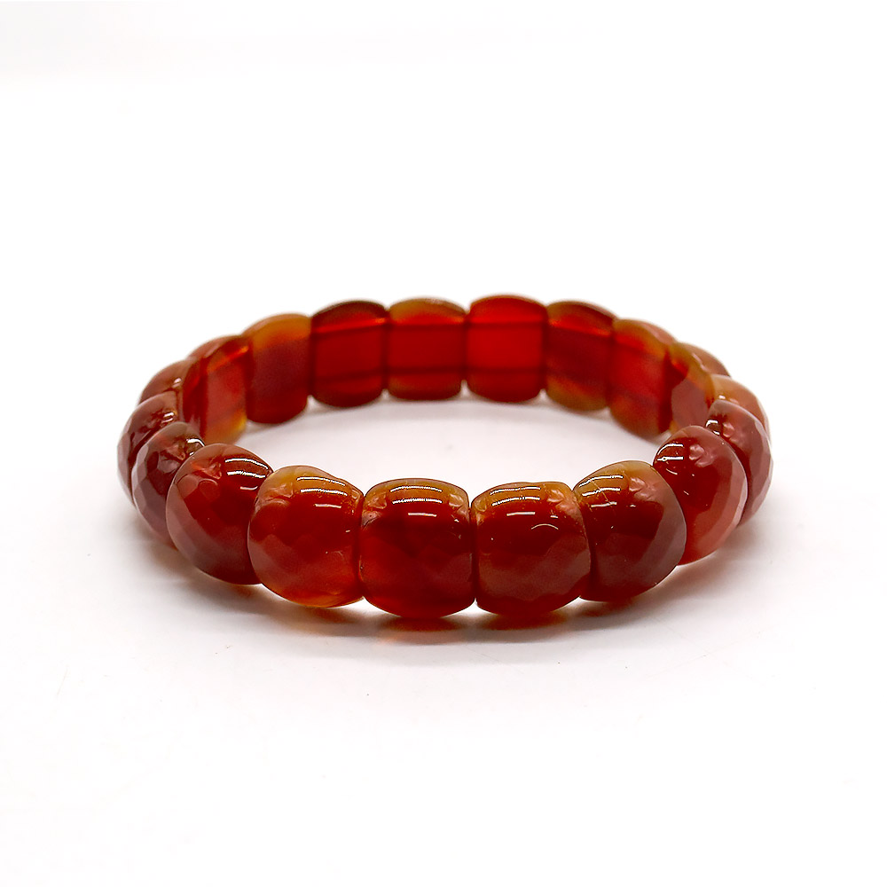 Браслет из сердолика сегмент 14*11*7 мм грань