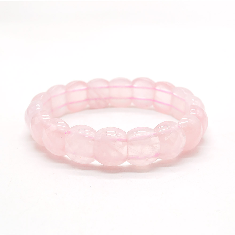 Фото товара браслет из розового кварца сегмент 14*11*7 мм грань