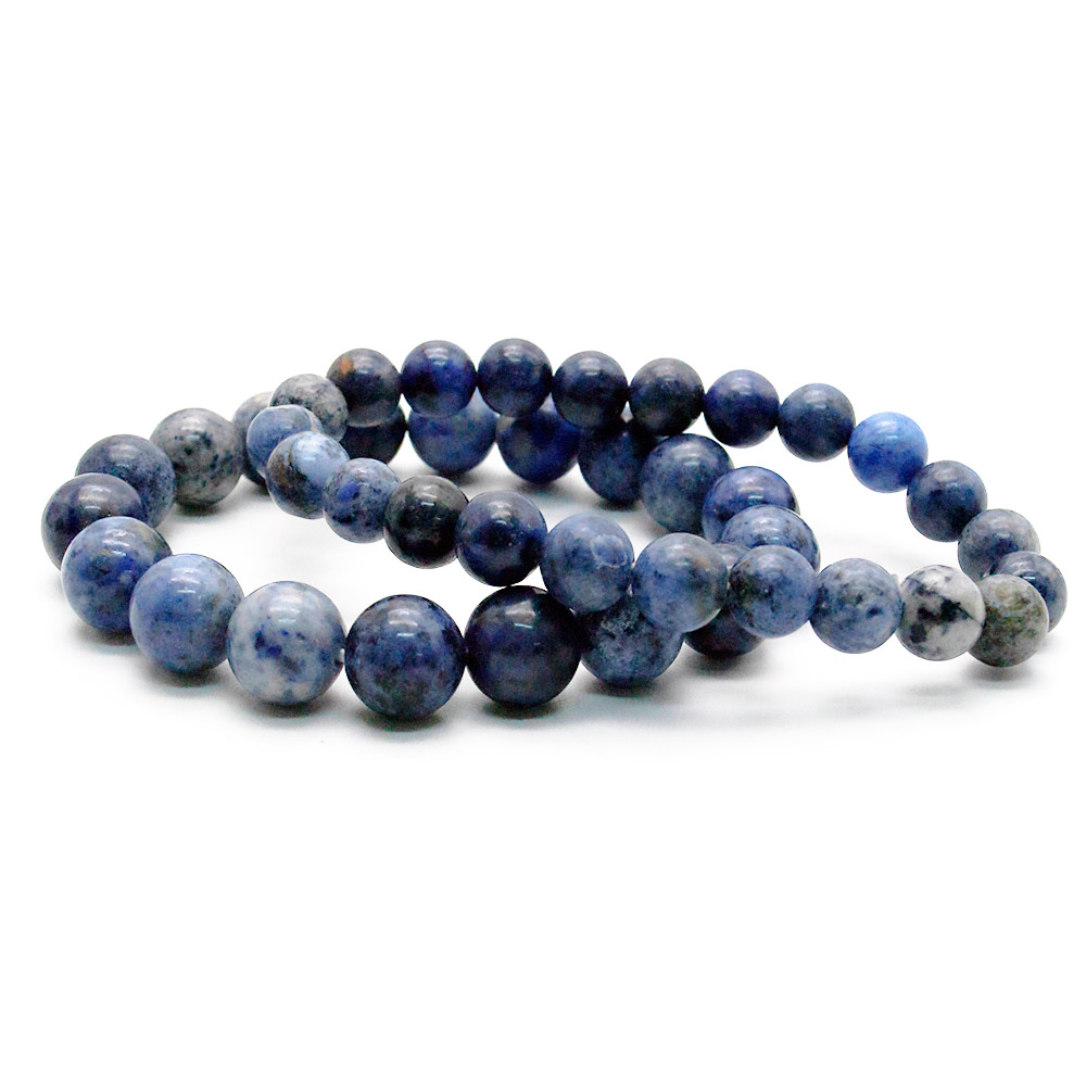 Фото товара браслет из дюмартьерита шар