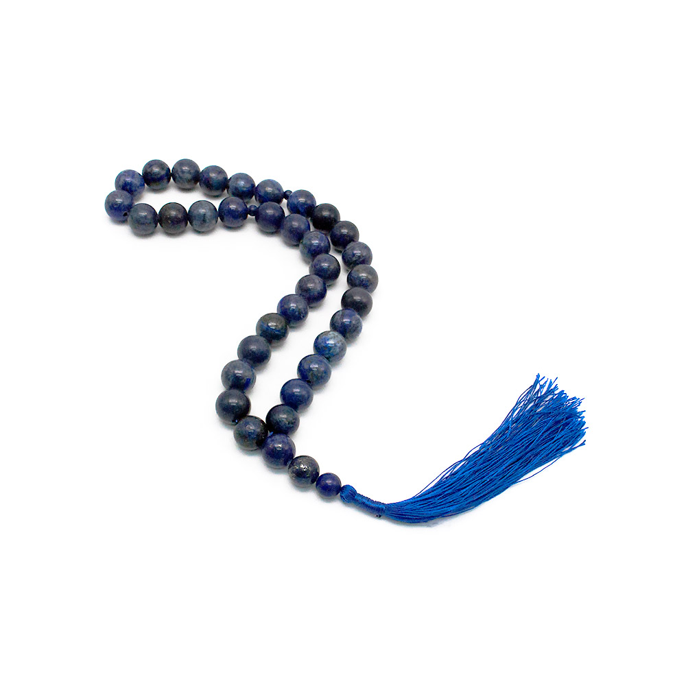 Фото товара четки из лазурита 12 мм 33 бусины