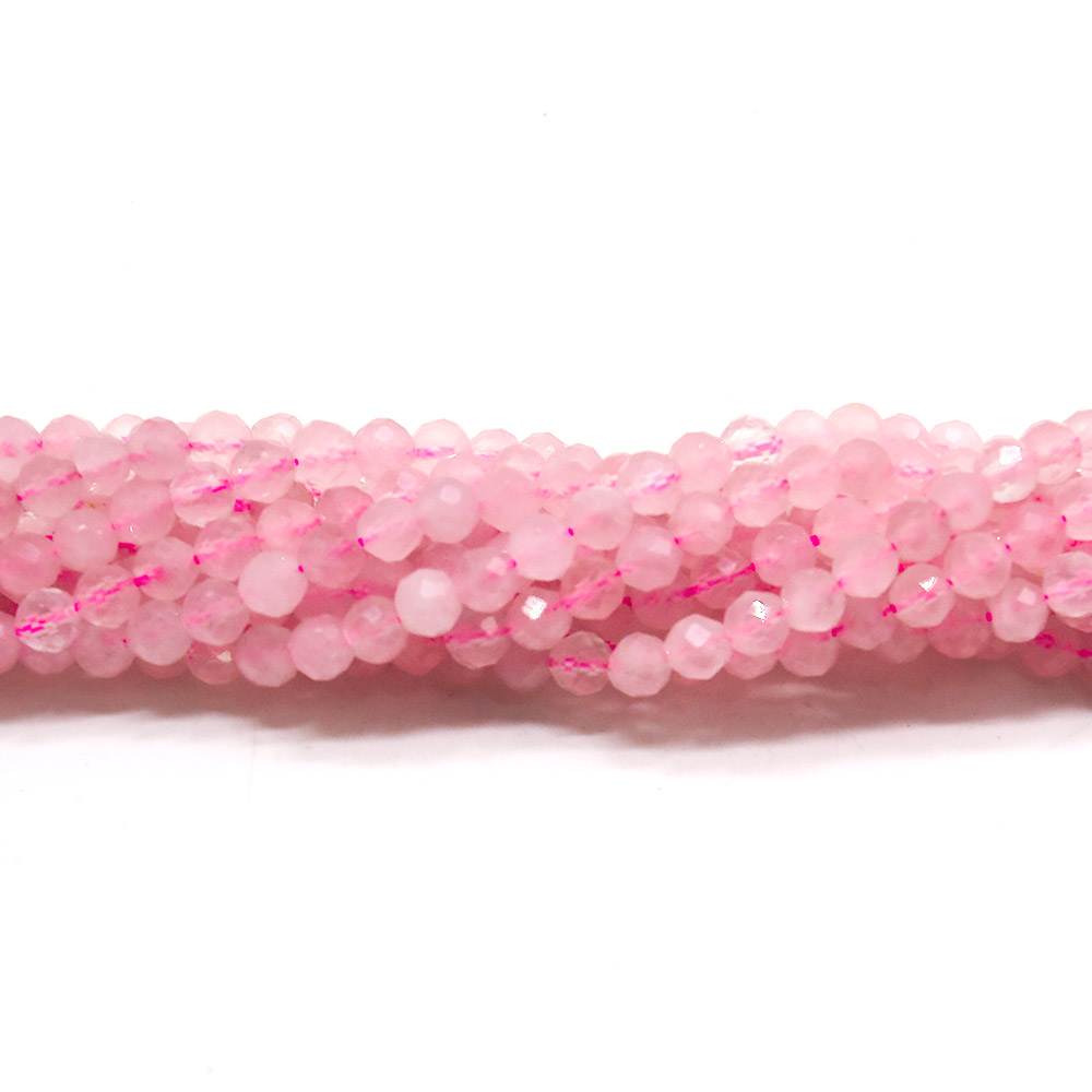 Фото товара розовый кварц мадагаскарский 4.5 мм грань