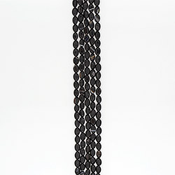 Фото товара агат таблетка цвет черный овал 12*8 мм