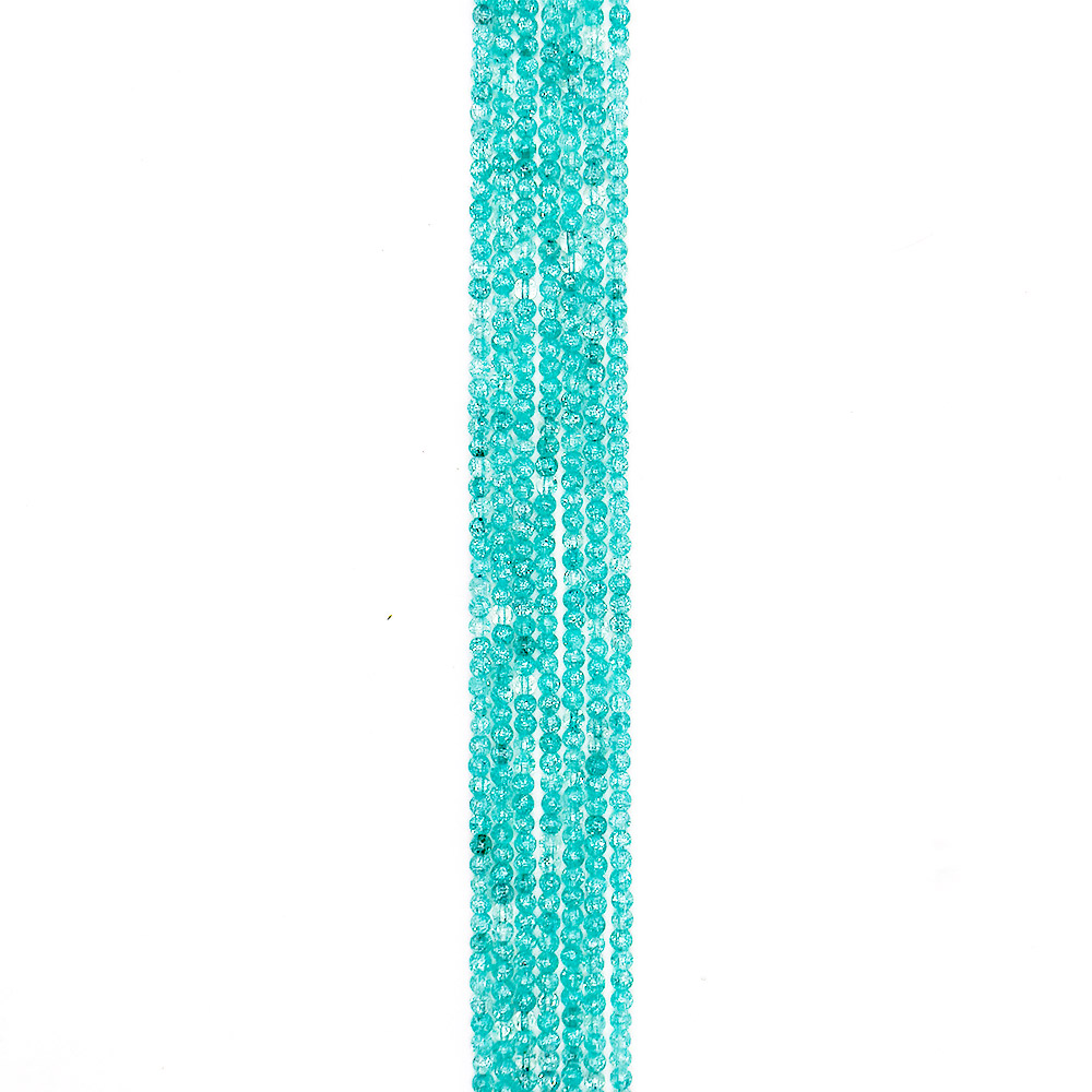 Сахарный кварц цвет зеленый 4 мм